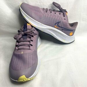 Nike Air Zoom Pegasus 38 Shield Womens US 8.5 Trail Running Shoes Purple Smoke
